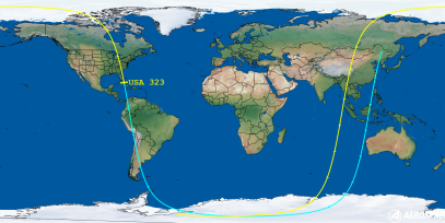 USA 323 (ID 51079) Reentry Prediction Image