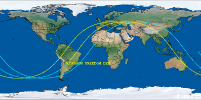 DRAGON FREEDOM DEB (ID 54047) Reentry Prediction Image