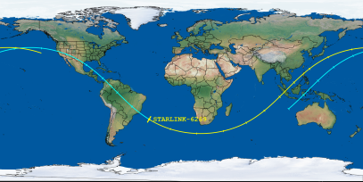 STARLINK-6269 (ID 56402) Reentry Prediction Image