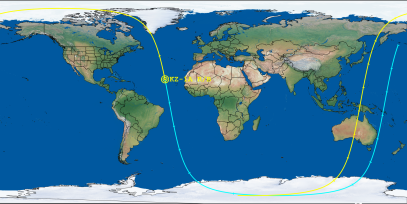 KZ-1A R/B (ID 53942) Reentry Prediction Image