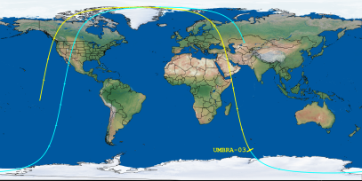 UMBRA-03 (ID 52753) Reentry Prediction Image