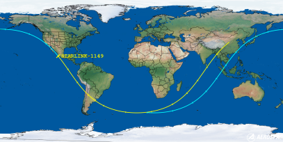 STARLINK-1149 (ID 45079) Reentry Prediction Image