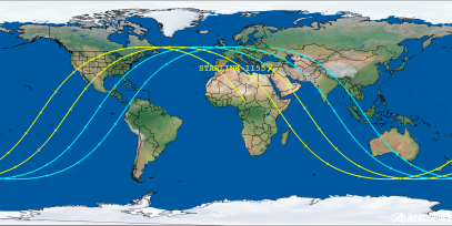 STARLINK-1155 (ID 45053) Reentry Prediction Image