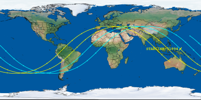 STARLINK-31894 (ID 59665) Reentry Prediction Image