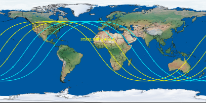 STARLINK-1462 (ID 45770) Reentry Prediction Image