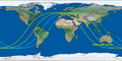 STARLINK-1699 (ID 46548) Reentry Prediction Image