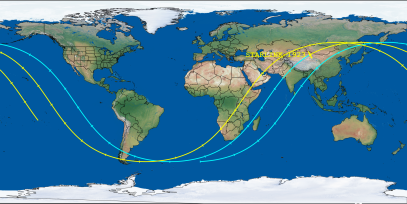STARLINK-1923 (ID 46754) Reentry Prediction Image