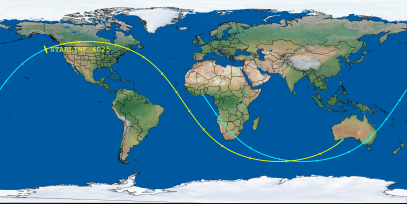 STARLINK-4025 (ID 52696) Reentry Prediction Image
