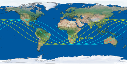 CZ-4B R/B (ID 60467) Reentry Prediction Image