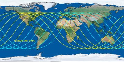 STARLINK-1956 (ID 47557) Reentry Prediction Image