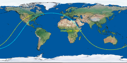 STARLINK-1981 (ID 47579) Reentry Prediction Image