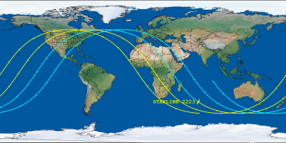 STARLINK-2223 (ID 47781) Reentry Prediction Image