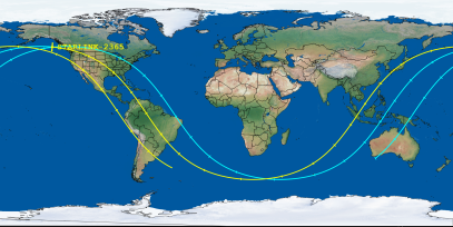 STARLINK-2365 (ID 47905) Reentry Prediction Image