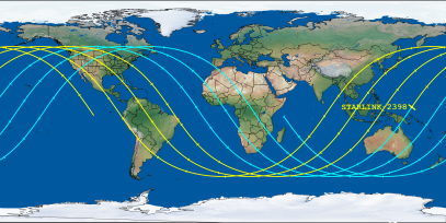 STARLINK-2398 (ID 47918) Reentry Prediction Image