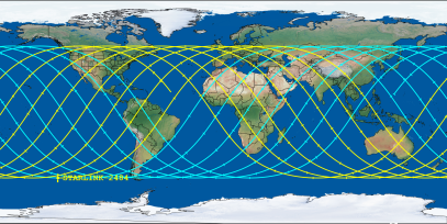 STARLINK-2484 (ID 48141) Reentry Prediction Image