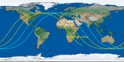 STARLINK-1990 (ID 47586) Reentry Prediction Image