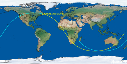 STARLINK-2003 (ID 47598) Reentry Prediction Image