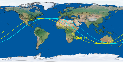 OBJECT C (ID 60456) Reentry Prediction Image