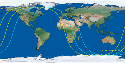 STARLINK-6057 (ID 56815) Reentry Prediction Image