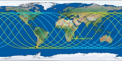STARLINK-2323 (ID 47868) Reentry Prediction Image