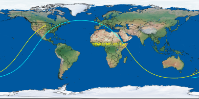 STARLINK-2264 (ID 48028) Reentry Prediction Image