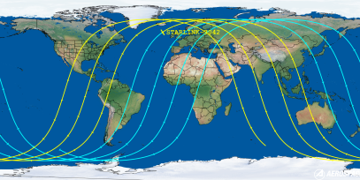 STARLINK-3042 (ID 49142) Reentry Prediction Image