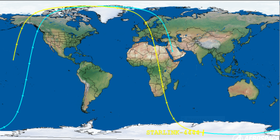 STARLINK-4444 (ID 53507) Reentry Prediction Image