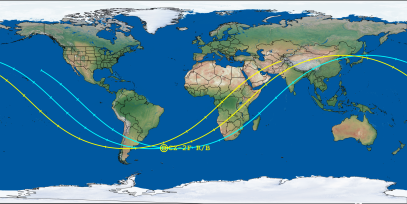 CZ-2F R/B (ID 63633) Reentry Prediction Image