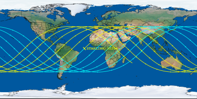 STARLINK-30206 (ID 57295) Reentry Prediction Image