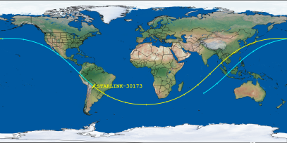 STARLINK-30173 (ID 57439) Reentry Prediction Image