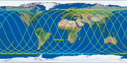 GENESIS 1 (ID 29252) Reentry Prediction Image