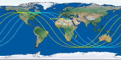 STARLINK-1924 (ID 46755) Reentry Prediction Image