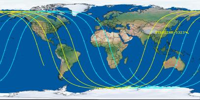 STARLINK-5323 (ID 55279) Reentry Prediction Image