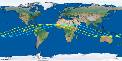 CZ-7A R/B (ID 63398) Reentry Prediction Image