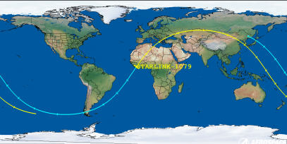 STARLINK-1079 (ID 44937) Reentry Prediction Image