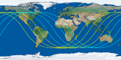 STARLINK-1491 (ID 45778) Reentry Prediction Image