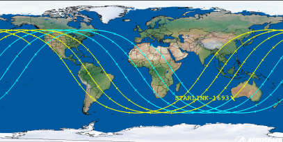 STARLINK-4650 (ID 53611) Reentry Prediction Image