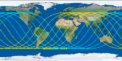 STARLINK-3824 (ID 52360) Reentry Prediction Image