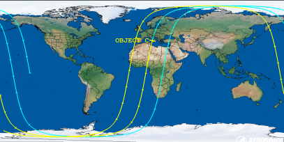 OBJECT C (ID 53950) Reentry Prediction Image