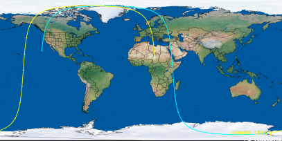 COSMOS 1515 (ID 14551) Reentry Prediction Image