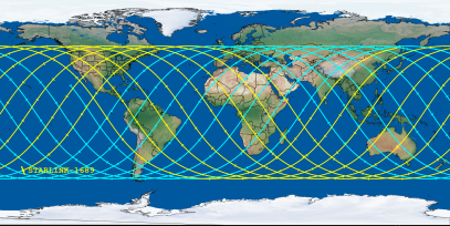 STARLINK-1689 (ID 46372) Reentry Prediction Image