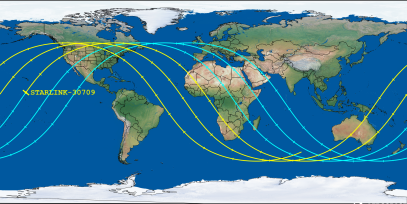 STARLINK-30709 (ID 57948) Reentry Prediction Image