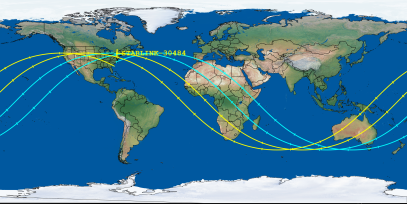 STARLINK-30484 (ID 57969) Reentry Prediction Image