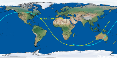 STARLINK-5194 (ID 54186) Reentry Prediction Image