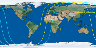 METEOR PRIRODA (ID 12585) Reentry Prediction Image