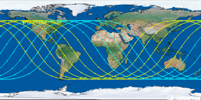 STARLINK-3322 (ID 50838) Reentry Prediction Image