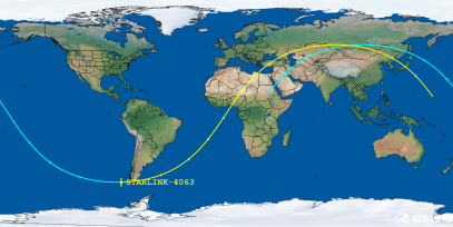 STARLINK-4063 (ID 53132) Reentry Prediction Image