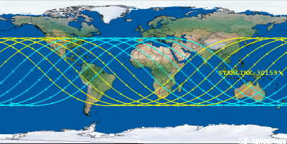 STARLINK-30159 (ID 57440) Reentry Prediction Image