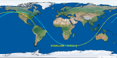 STARLINK-35956 (ID 66629) Reentry Prediction Image