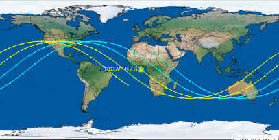 PSLV R/B (ID 44234) Reentry Prediction Image